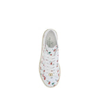 Valentino Garavani White Calf Leather Bos Taurus Low Top Sneakers - Zeiniez