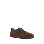 Brunello Cucinelli Brown Rubber Low Top Sneakers - Zeiniez