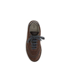Brunello Cucinelli Brown Rubber Low Top Sneakers - Zeiniez