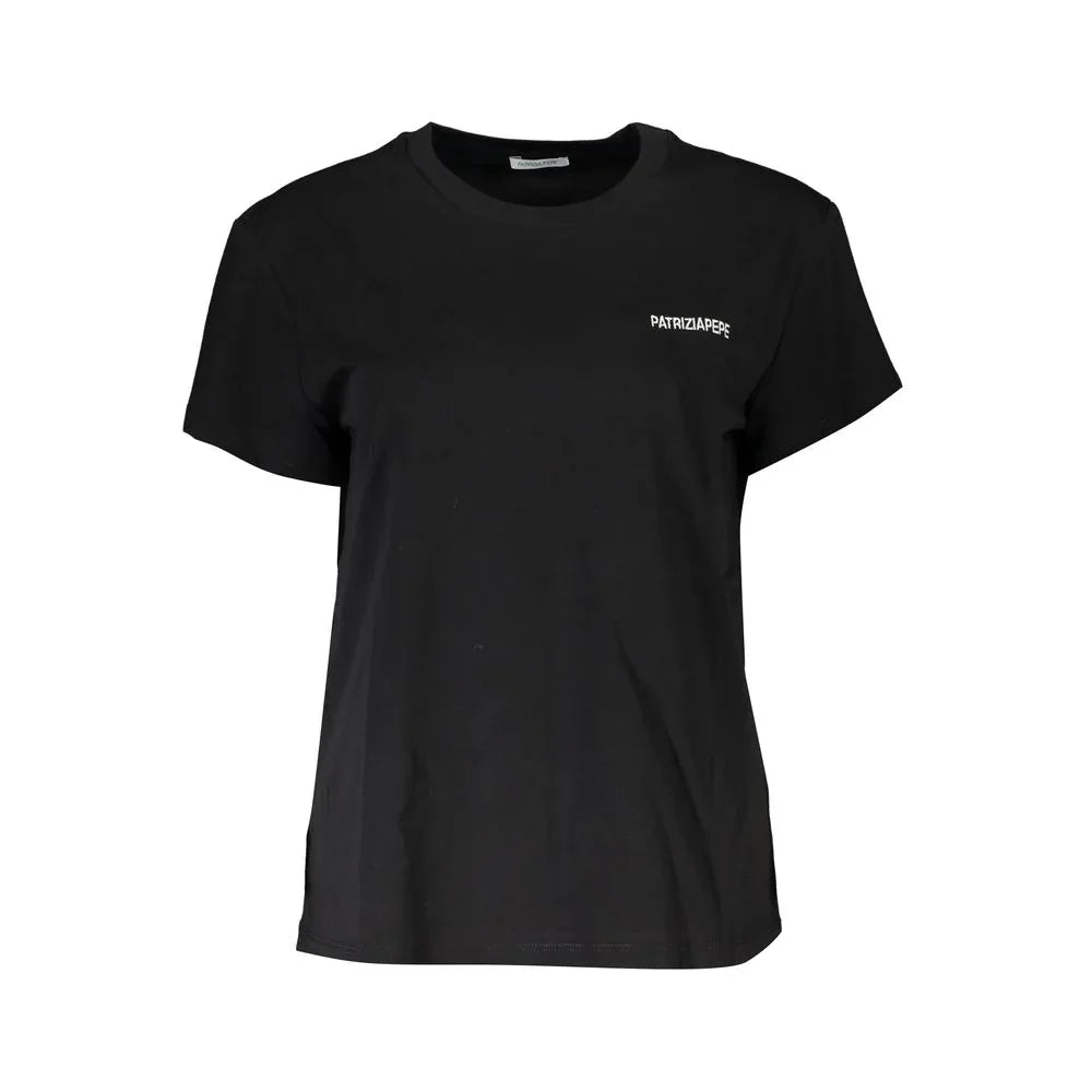 Patrizia Pepe Black Cotton Women T-Shirt - Zeiniez