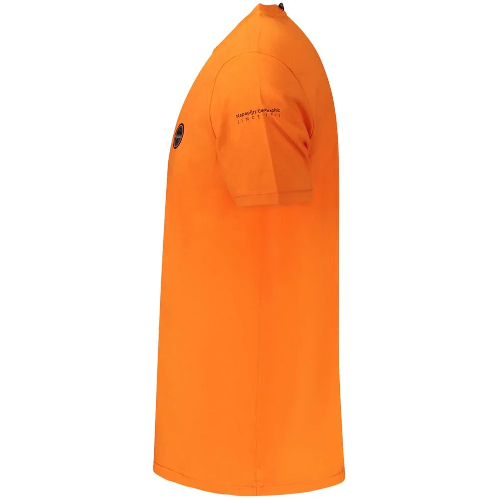 Napapijri Arancione Organic Cotton Men T-Shirt - Zeiniez