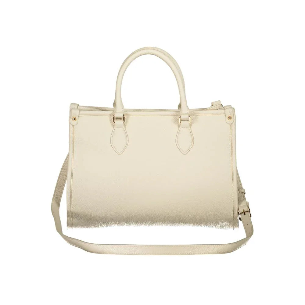 Mario Valentino Beige Polyurethane Women Handbag - Zeiniez
