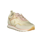 U.S. POLO ASSN. Beige Polyurethane Women Sneaker - Zeiniez