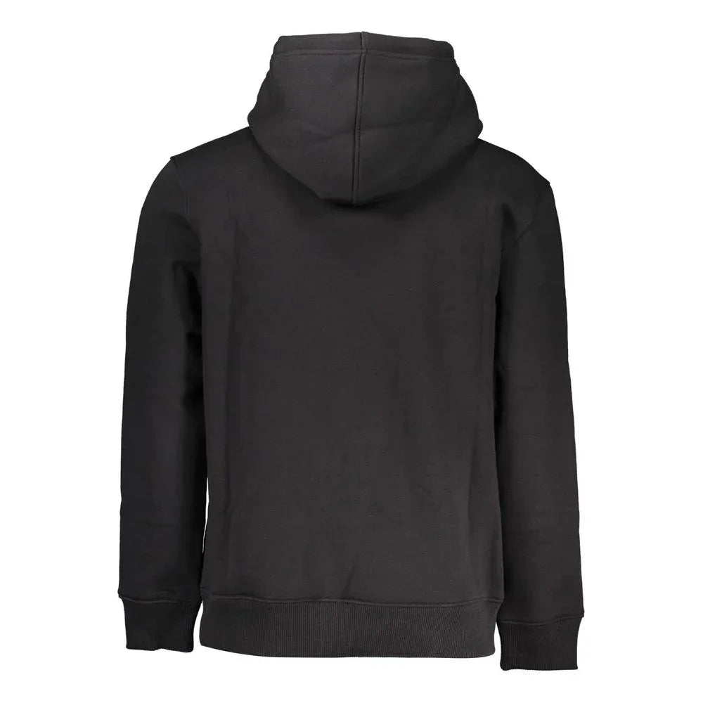 Calvin Klein Black Cotton Men's Sweater Hoodie - Zeiniez