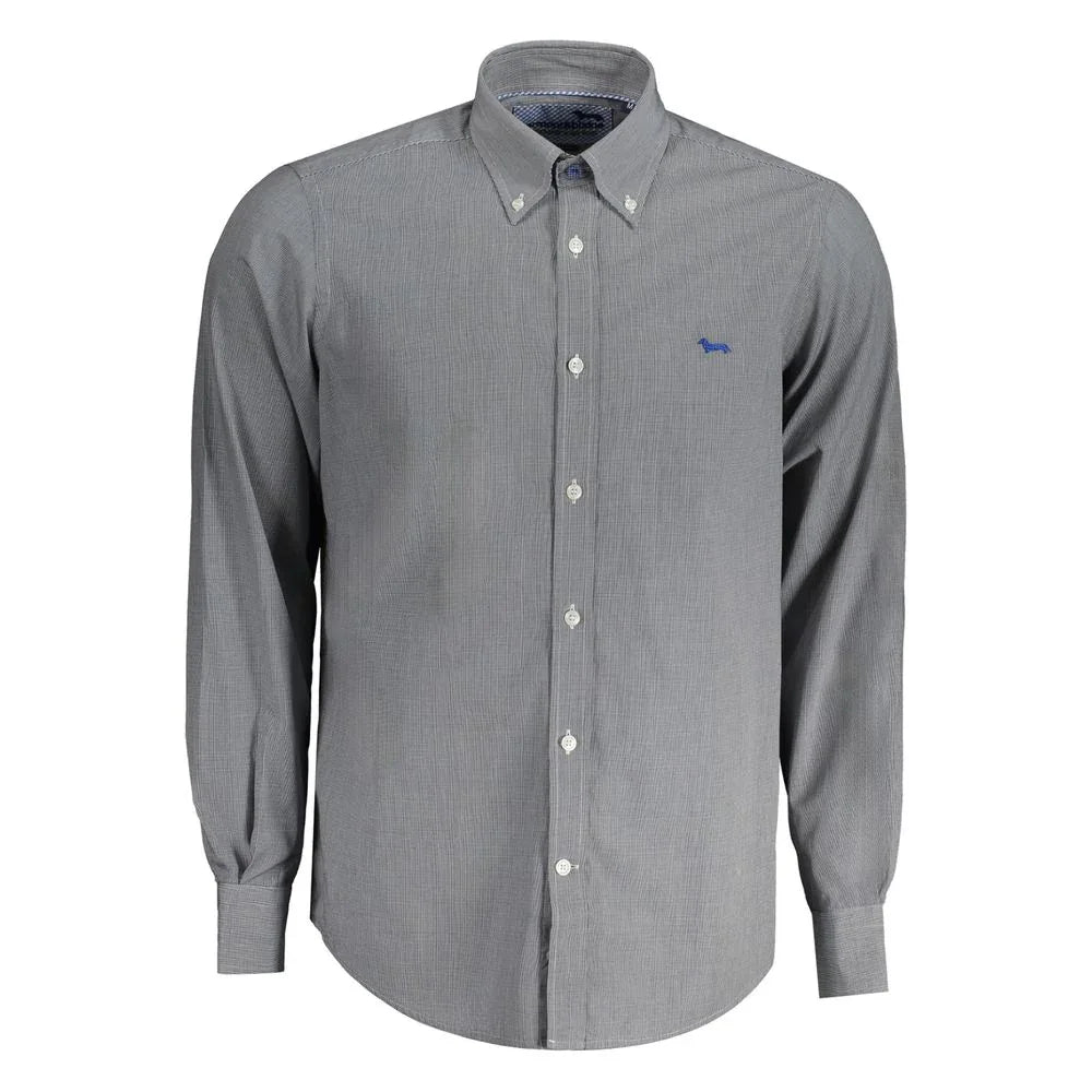 Harmont & Blaine Blue Organic Cotton Men's Shirt - Zeiniez