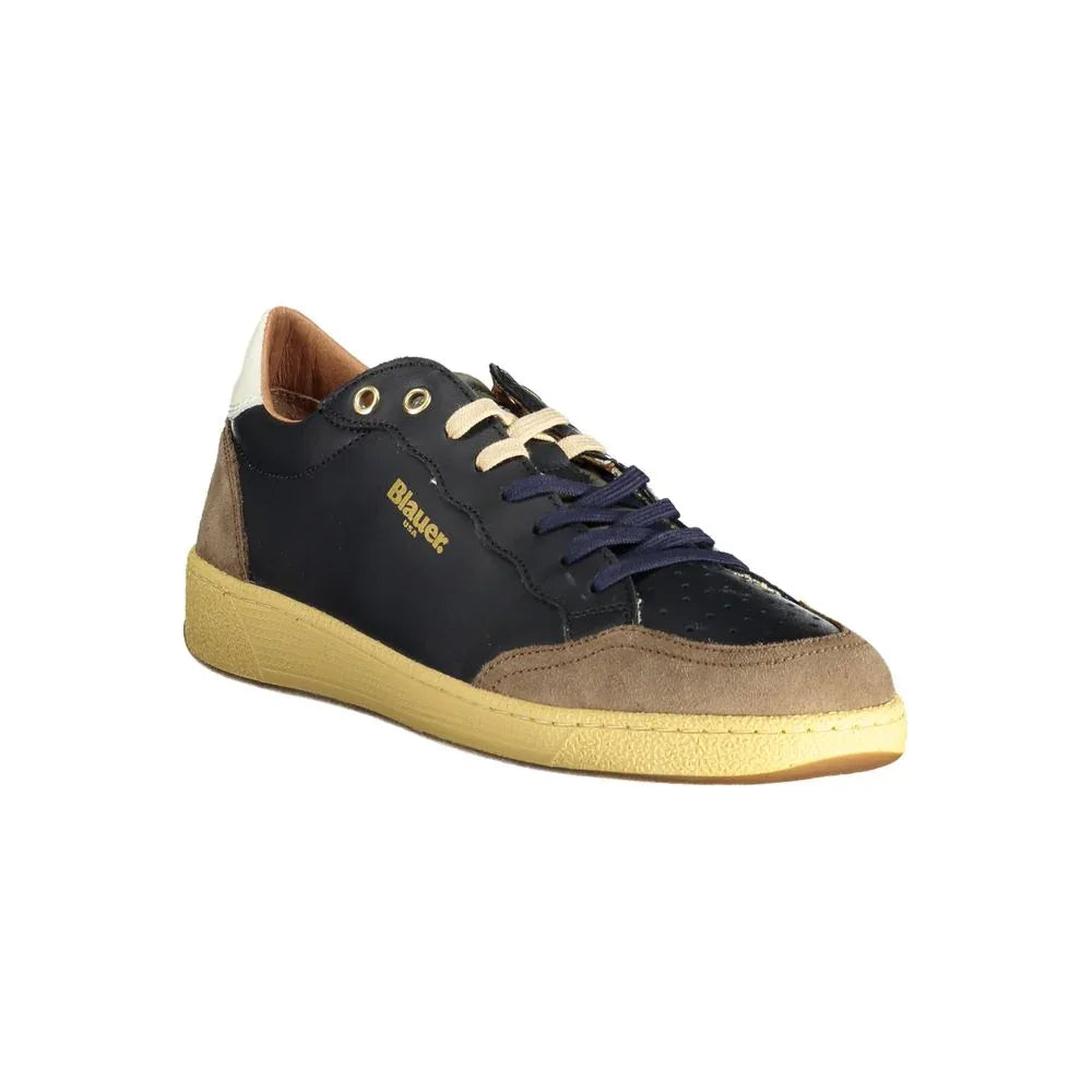 Blauer Marrone Leather Men Sneaker - Zeiniez