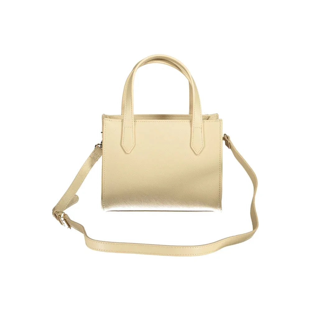 Mario Valentino Beige Polyurethane Women Handbag - Zeiniez