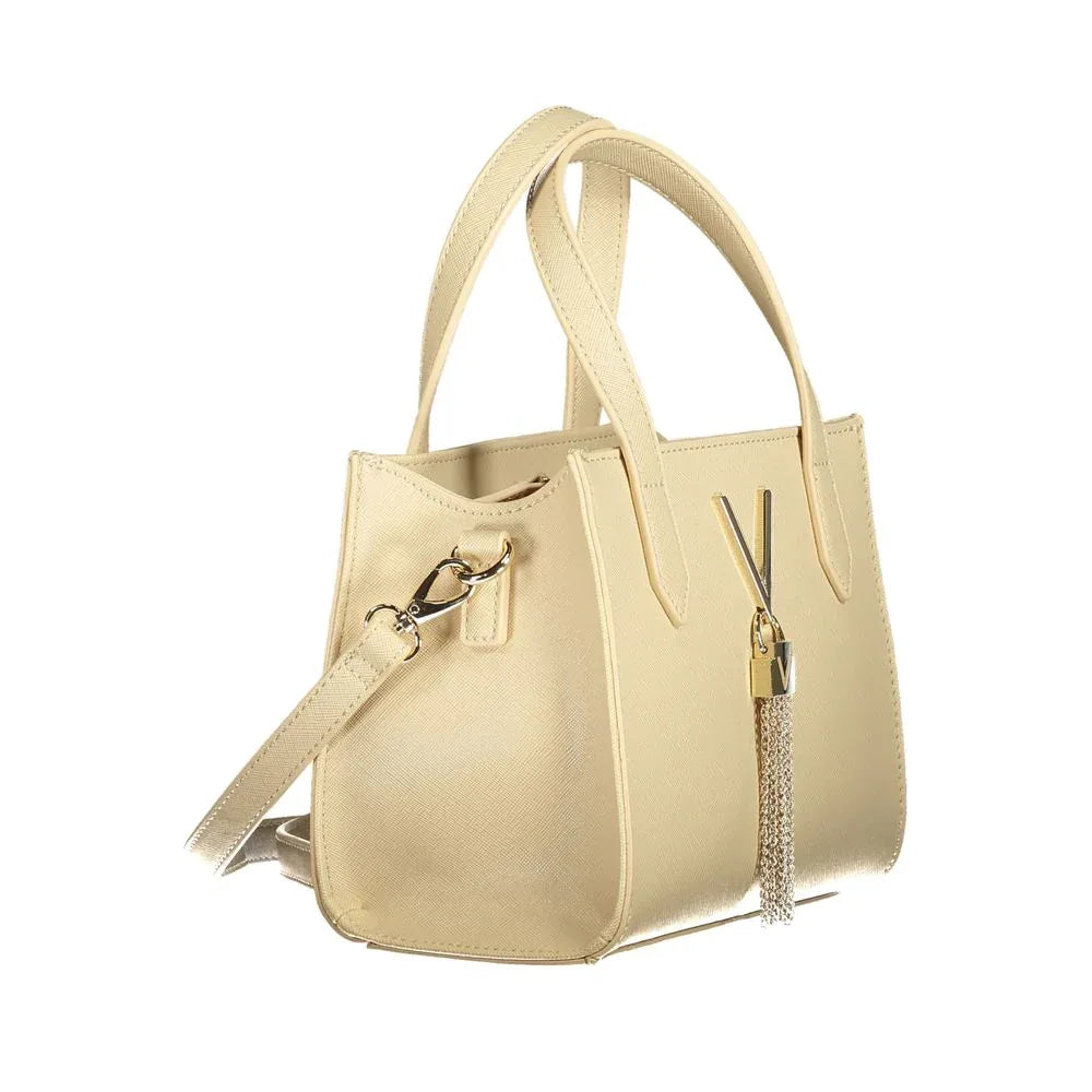 Mario Valentino Beige Polyurethane Women Handbag - Zeiniez