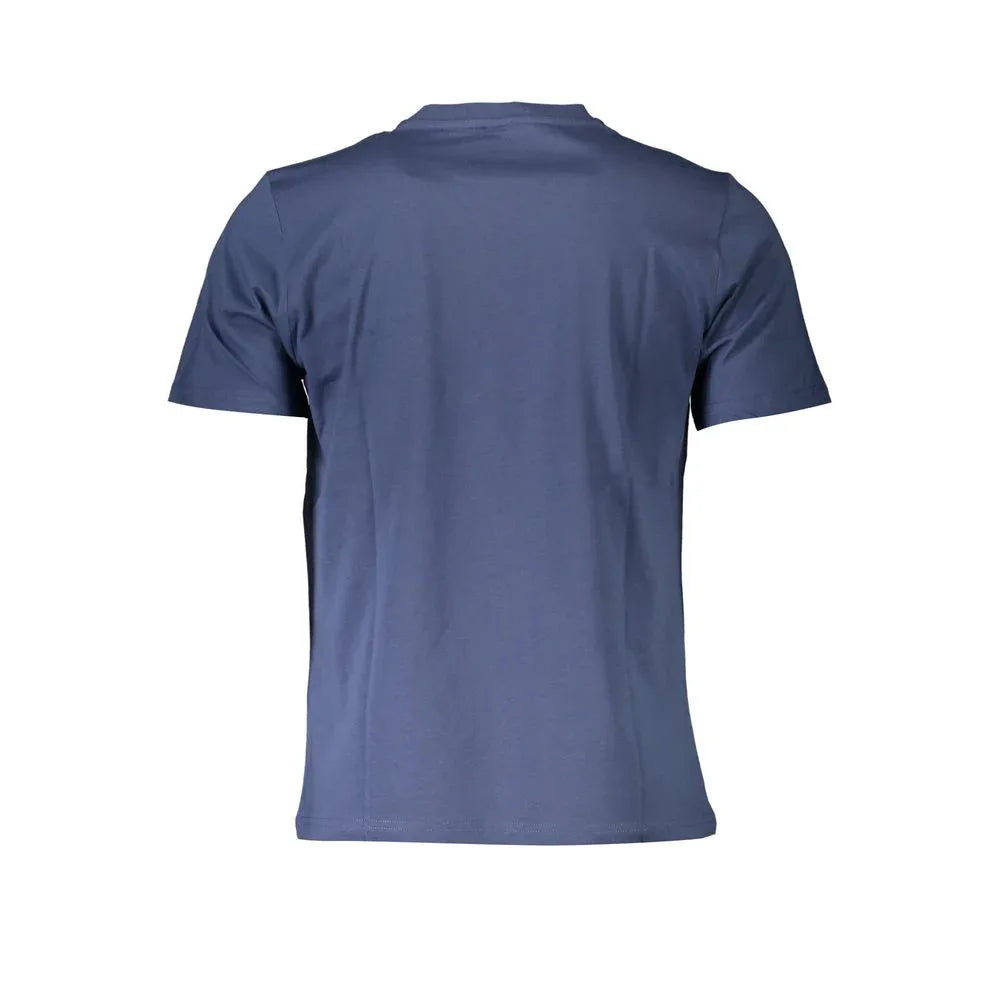 North Sails Blu Cotton Men T-Shirt - Zeiniez