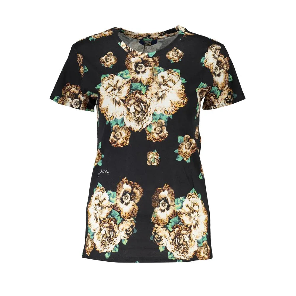 Cavalli Class Black Cotton Women's T-Shirt - Zeiniez