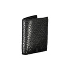 Tommy Hilfiger Sleek Black Leather Dual-Compartment Wallet - Zeiniez