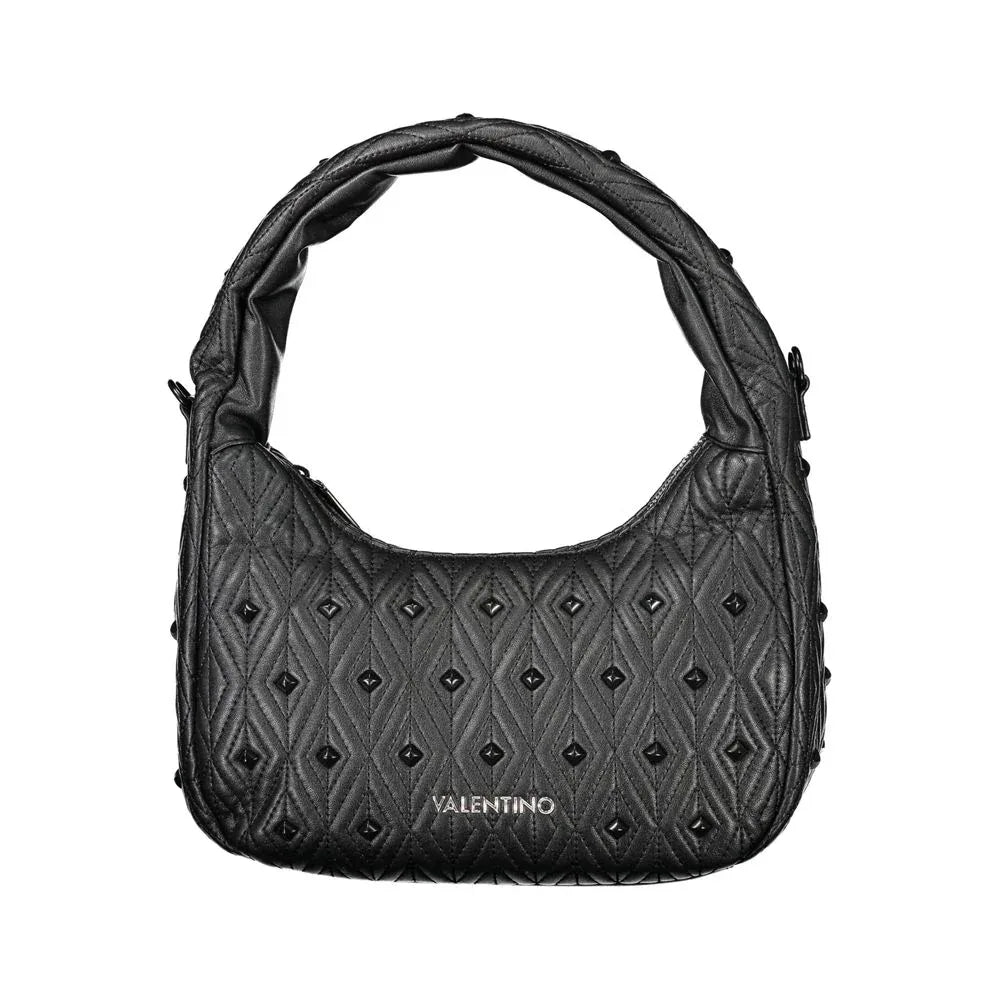 Mario Valentino Nero Polyurethane Women Shoulder Bag - Zeiniez