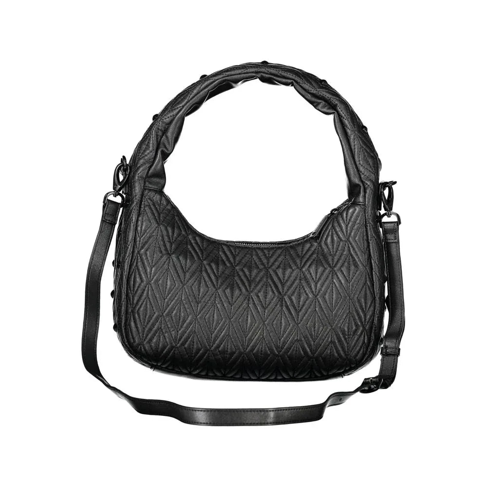 Mario Valentino Nero Polyurethane Women Shoulder Bag - Zeiniez