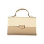 Mario Valentino Beige Polyurethane Women Handbag - Zeiniez