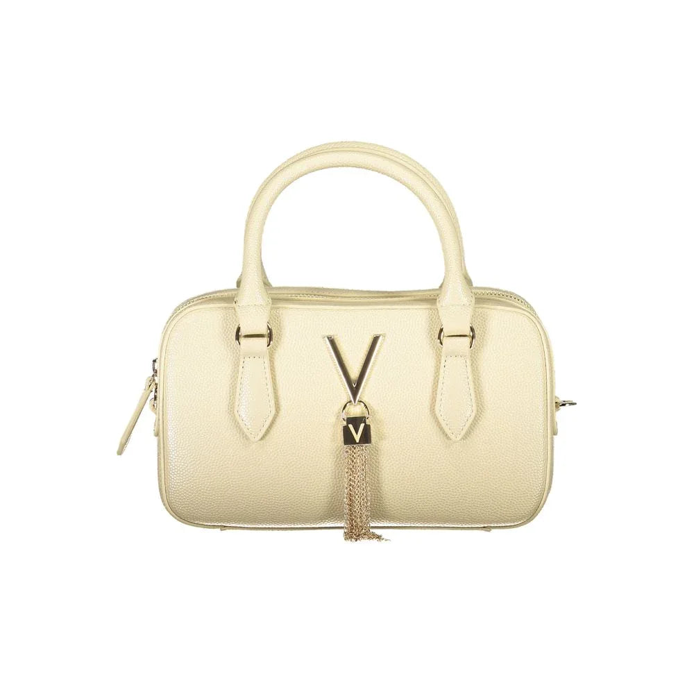 Mario Valentino Beige Polyurethane Women Handbag - Zeiniez