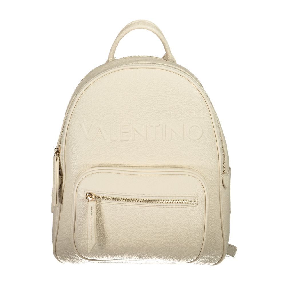 Mario Valentino Beige Polyurethane Women Backpack - Zeiniez