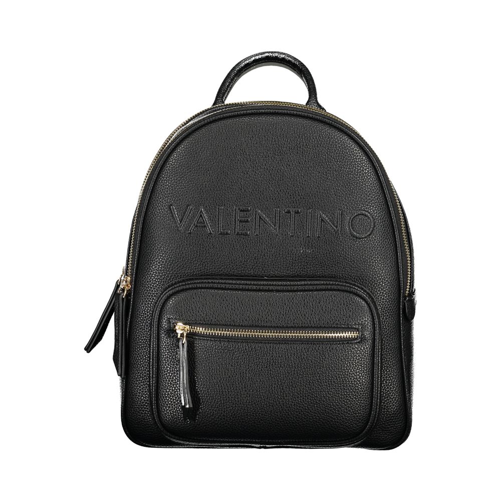 Mario Valentino Black Polyurethane Women Backpack - Zeiniez