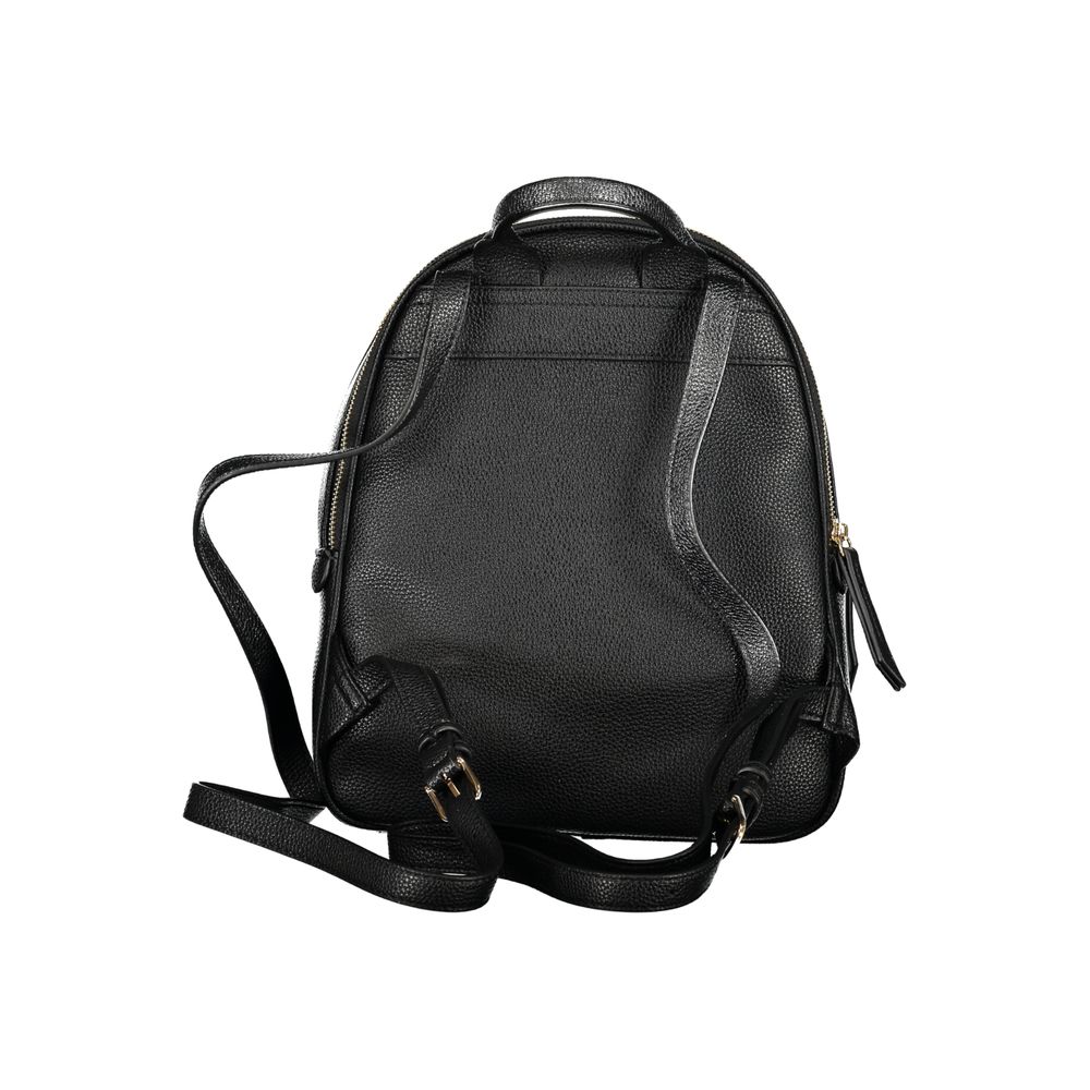 Mario Valentino Black Polyurethane Women Backpack - Zeiniez