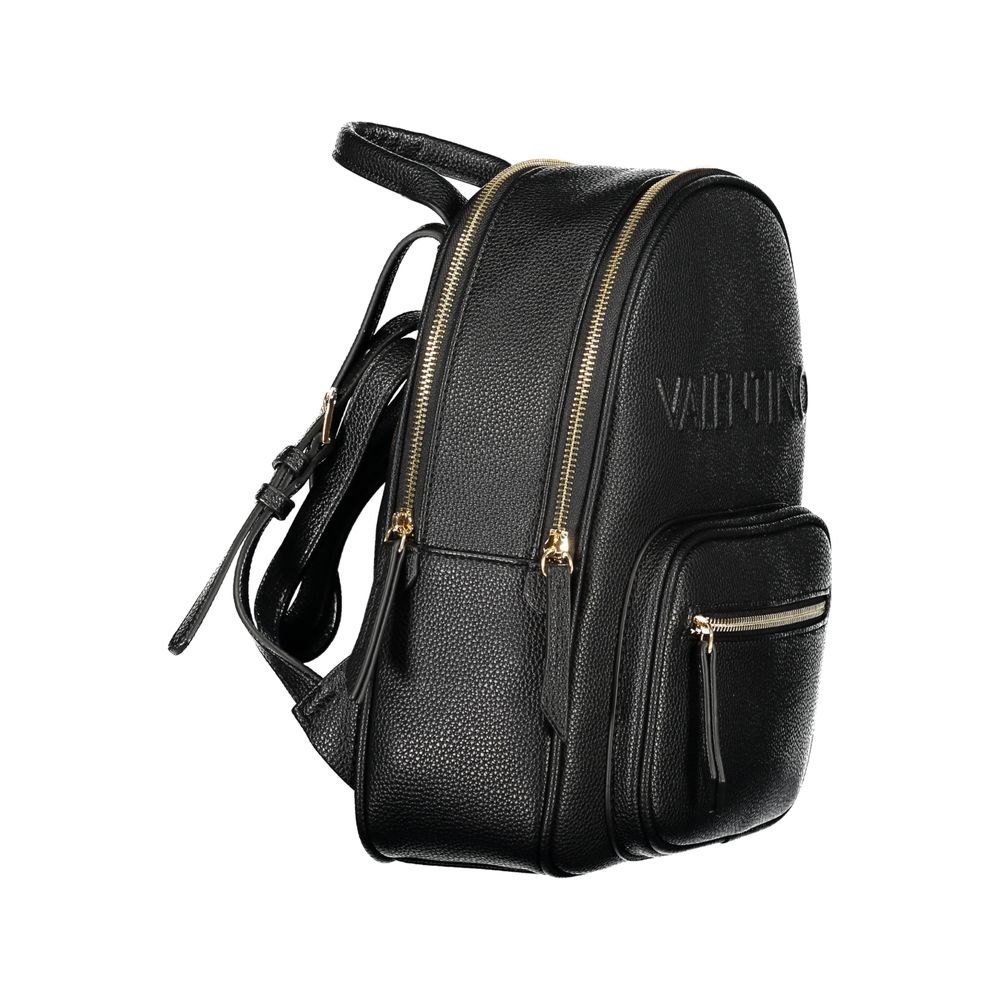 Mario Valentino Black Polyurethane Women Backpack - Zeiniez