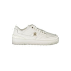 Tommy Hilfiger White Leather Women Sneaker - Zeiniez