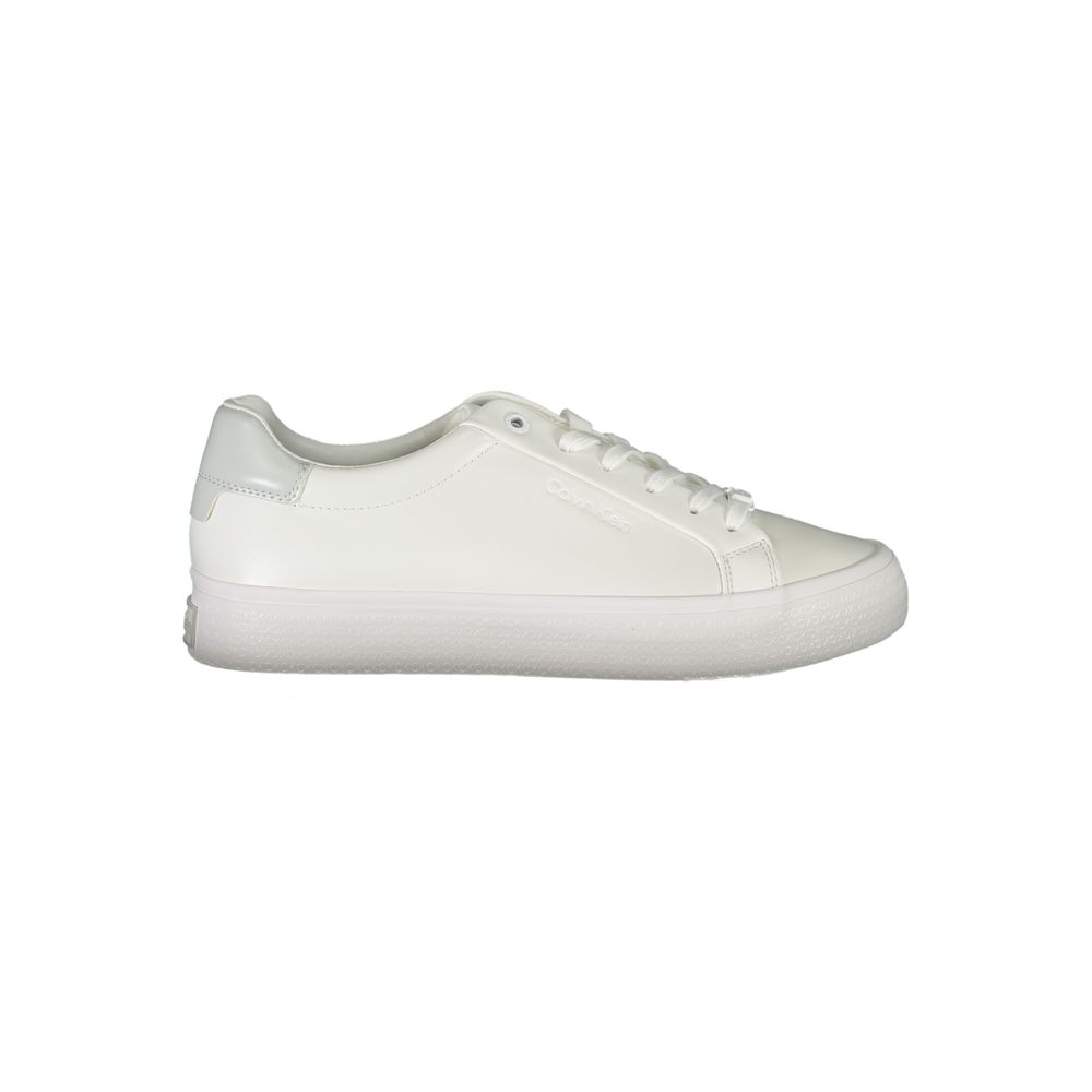 Calvin Klein Bianco Pelle Women Sneaker - Zeiniez