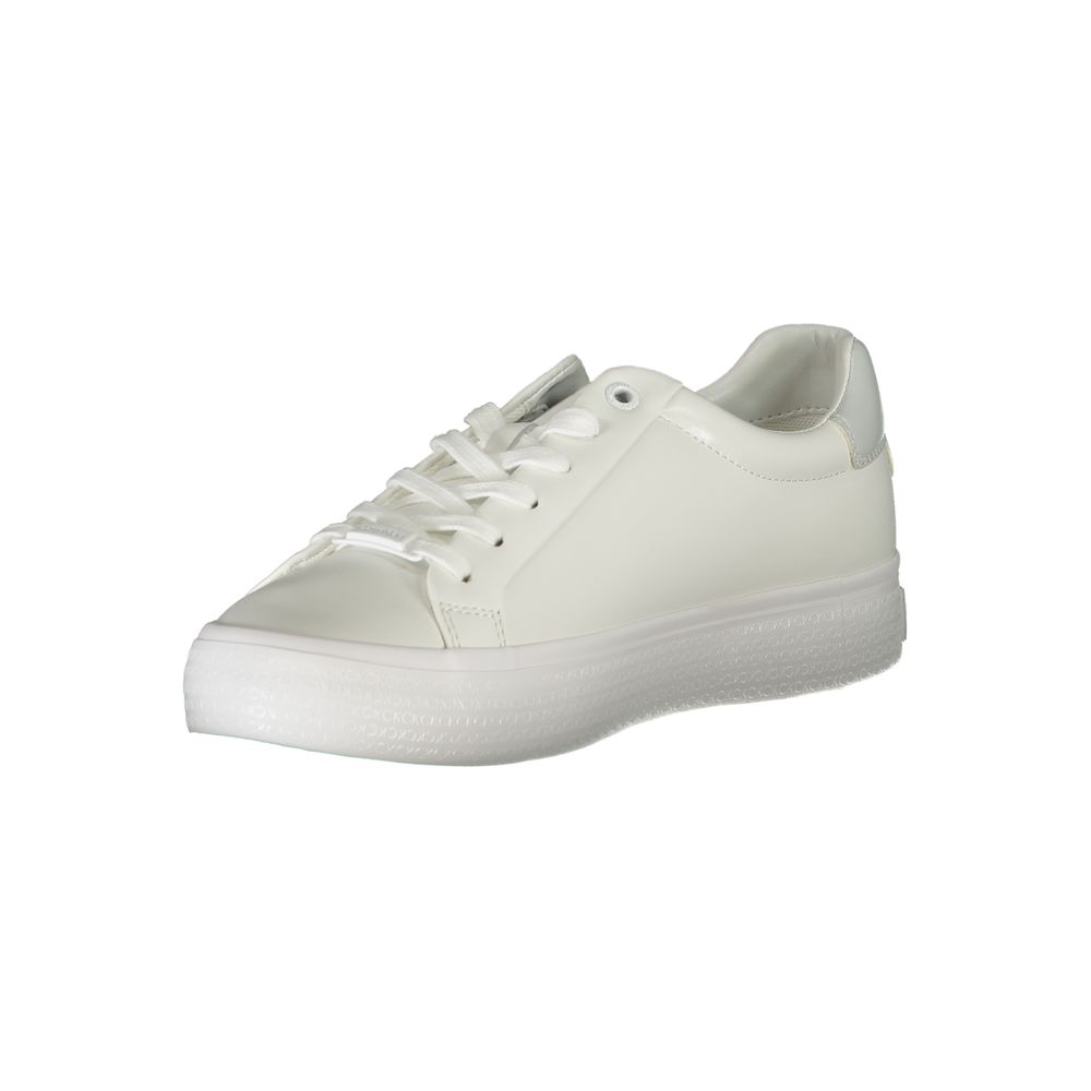 Calvin Klein Bianco Pelle Women Sneaker - Zeiniez
