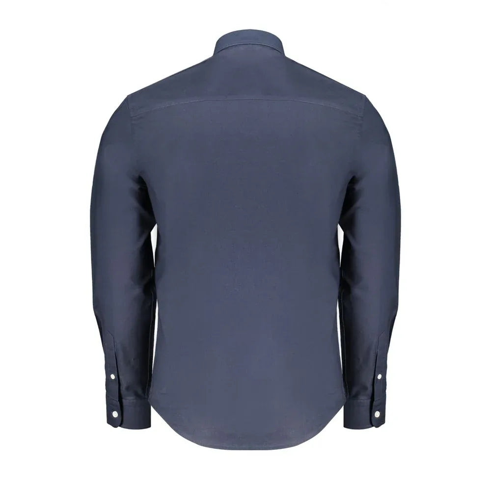 North Sails Blue Organic Cotton Men Shirt - Zeiniez