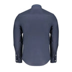 North Sails Blue Organic Cotton Men Shirt - Zeiniez