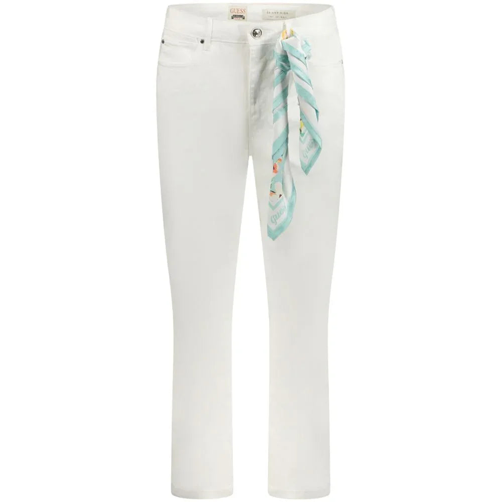 Guess Jeans Bianco Lyocell Women's Skinny Jean - Zeiniez