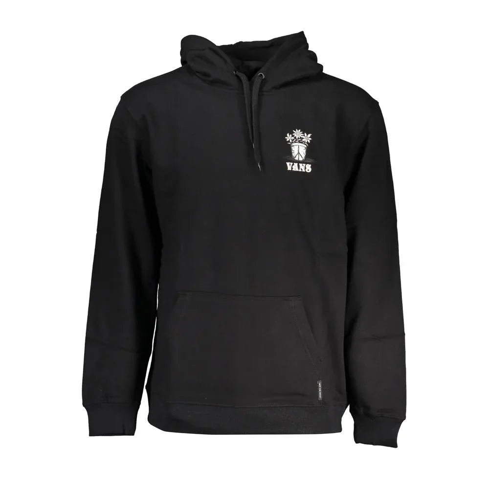 Vans Black Cotton Men's Hooded Sweatshirt - Zeiniez