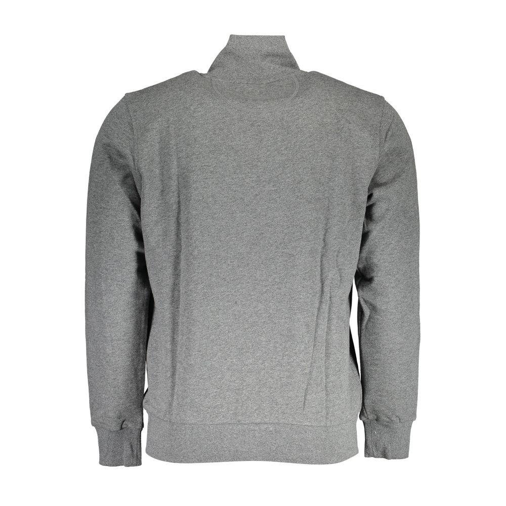 La Martina Grigio Cotton Mens Sweatshirt - Zeiniez