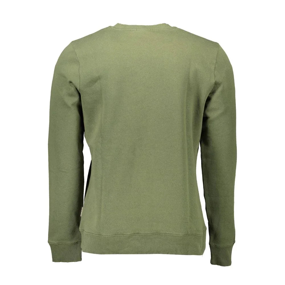 Napapijri Verde Cotton Men Sweatshirt - Zeiniez
