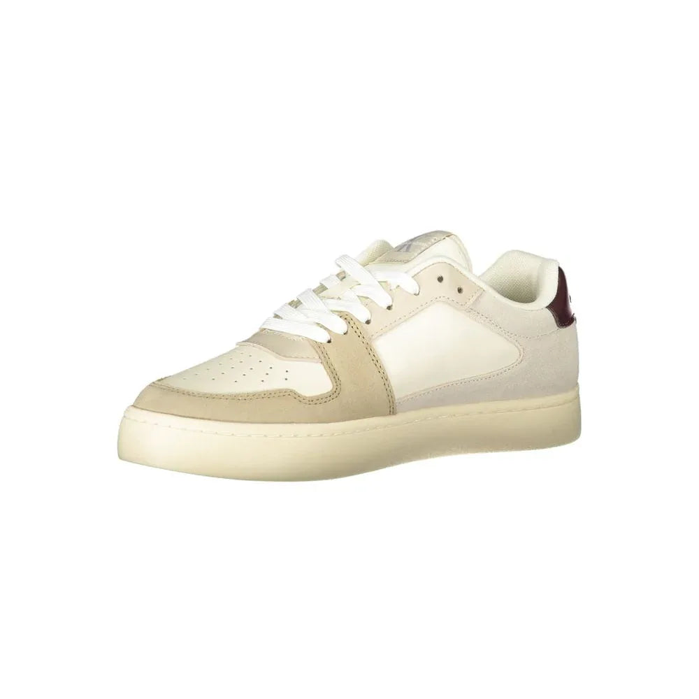 Calvin Klein Beige Polyurethane Men Sneaker - Zeiniez