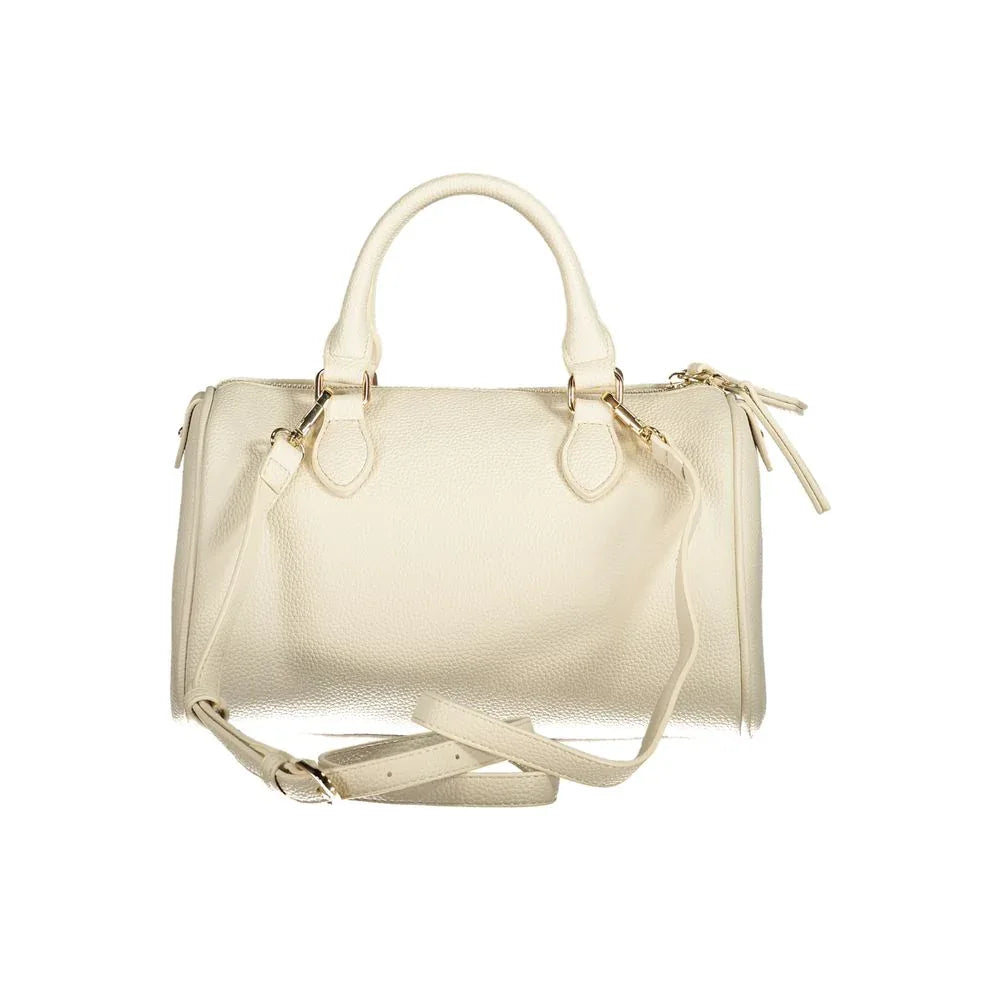 Mario Valentino Beige Polyurethane Women Handbag - Zeiniez