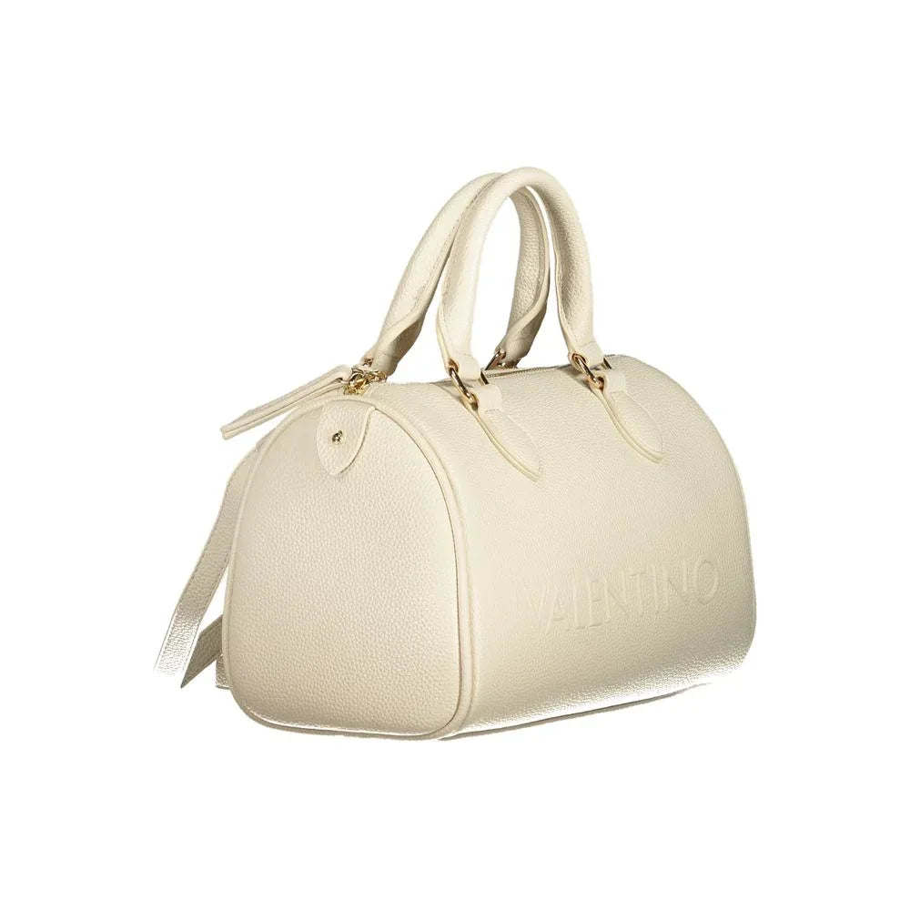 Mario Valentino Beige Polyurethane Women Handbag - Zeiniez