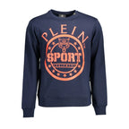 Plein Sport Blue Cotton Men's Sweatshirt - Zeiniez