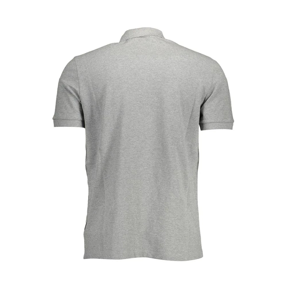Napapijri Grigio Cotton Men's Polo - Zeiniez