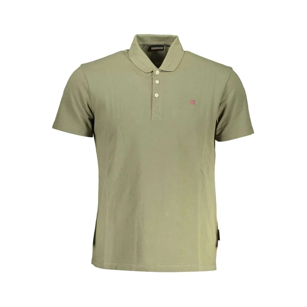 Napapijri Verde Cotton Men Polo - Zeiniez