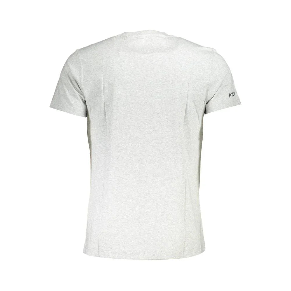 La Martina Grigio Cotton Men T-Shirt - Zeiniez