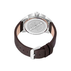 Police Brown Leather Dress Watch