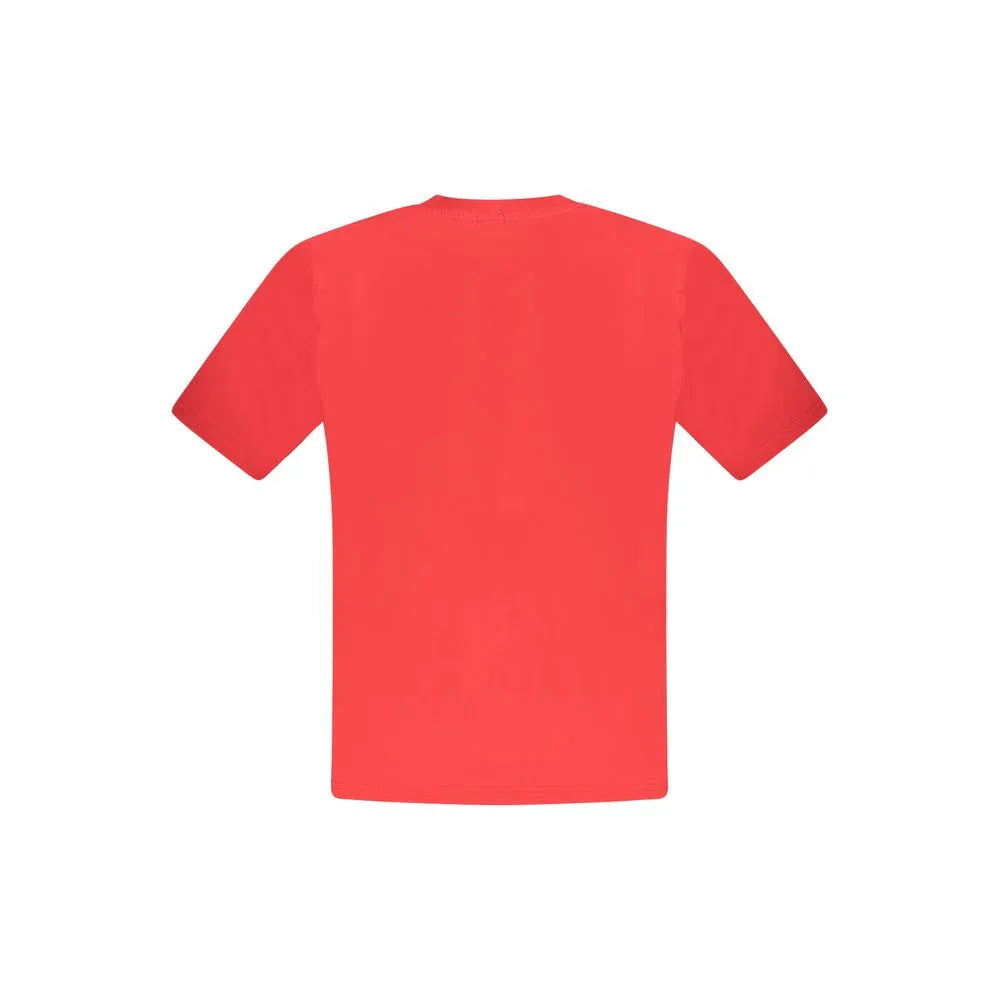 North Sails Red Cotton Men T-Shirt - Zeiniez