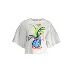 Desigual White Cotton Women Top - Zeiniez