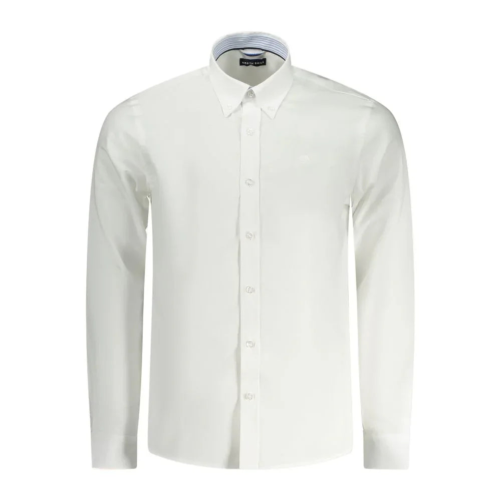 North Sails White Cotton Men's Shirt - Zeiniez