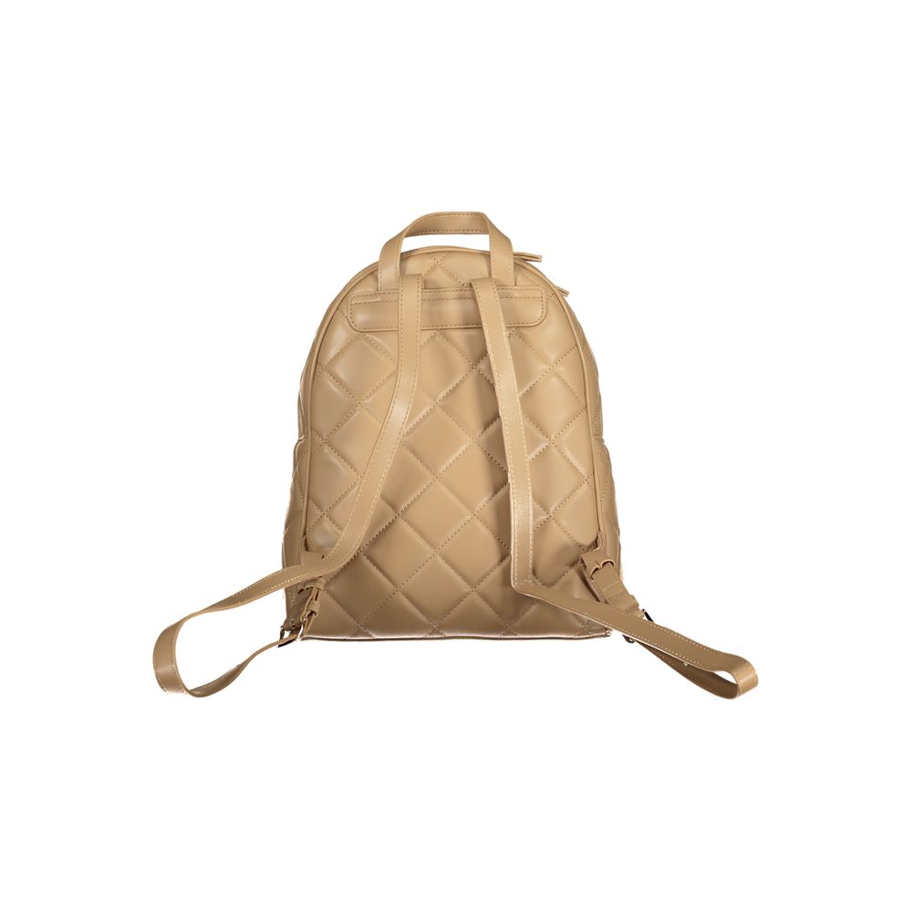 Mario Valentino Beige Polyurethane Women Backpack - Zeiniez