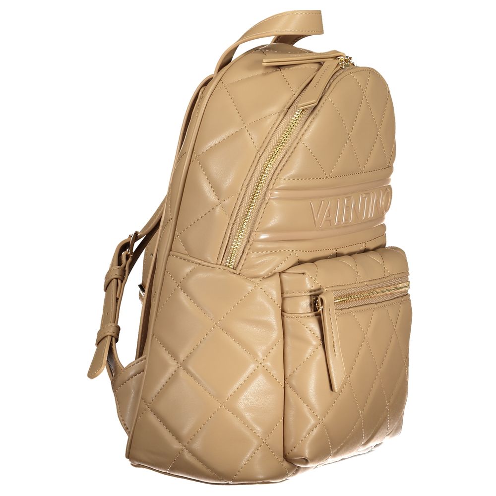 Mario Valentino Beige Polyurethane Women Backpack - Zeiniez