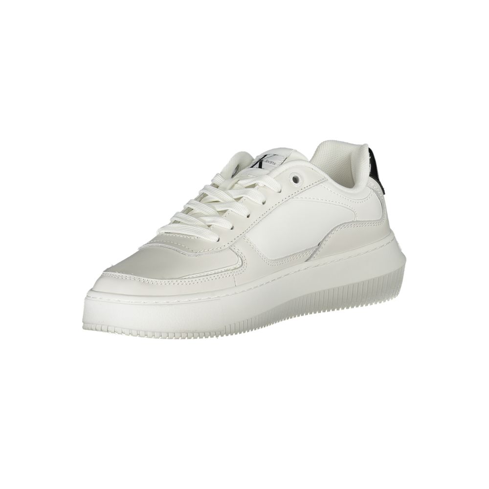 Calvin Klein White Leather Women Sneaker - Zeiniez