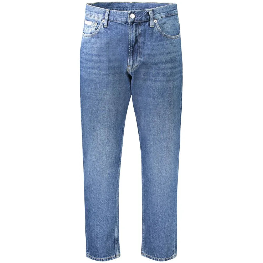 Calvin Klein Blu Cotton Men Jeans - Zeiniez