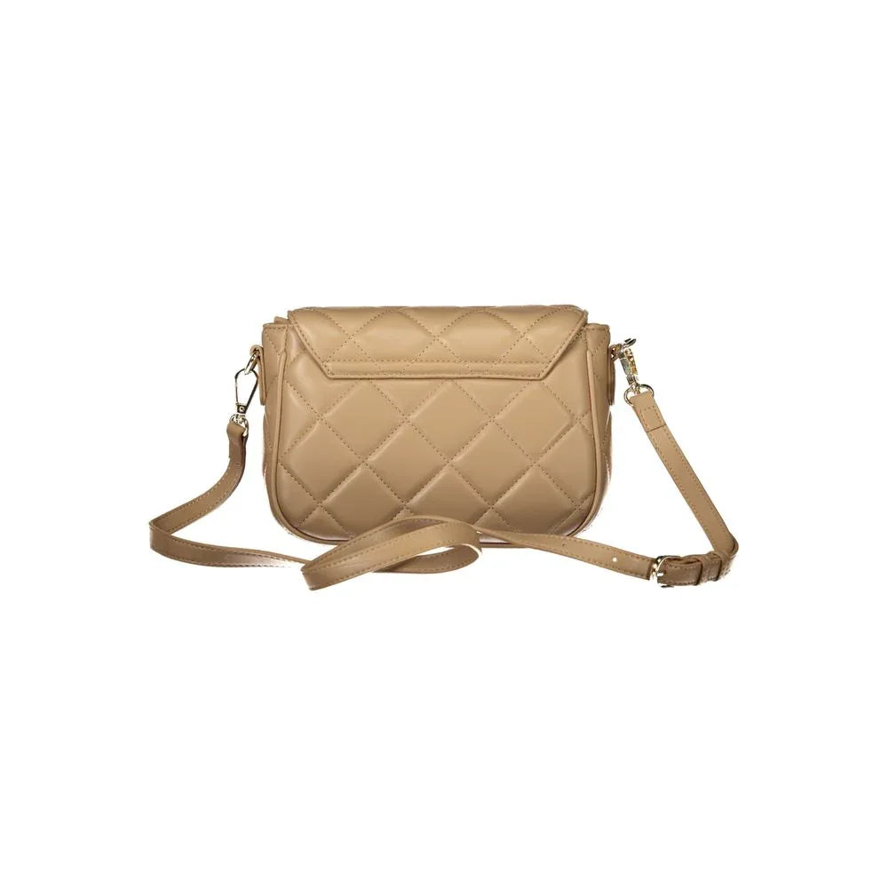 Mario Valentino Beige Polyurethane Women Handbag - Zeiniez