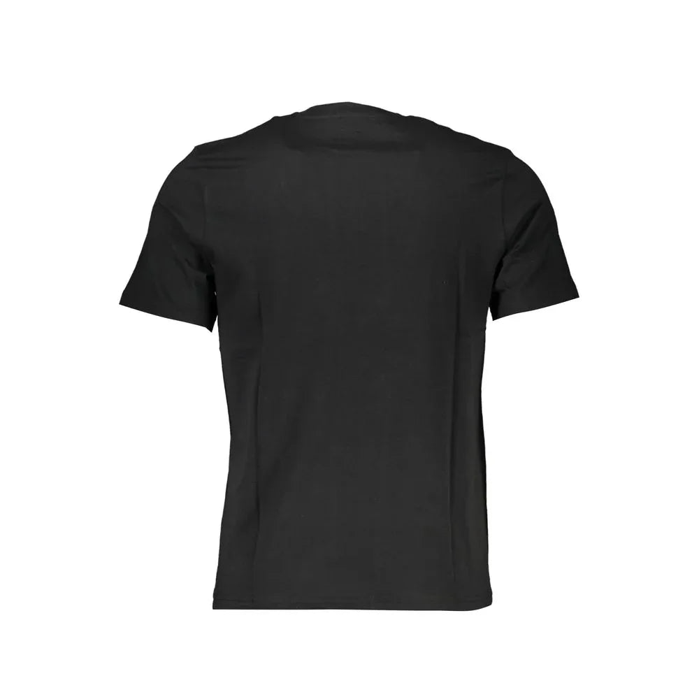 North Sails Black Cotton Men T-Shirt - Zeiniez