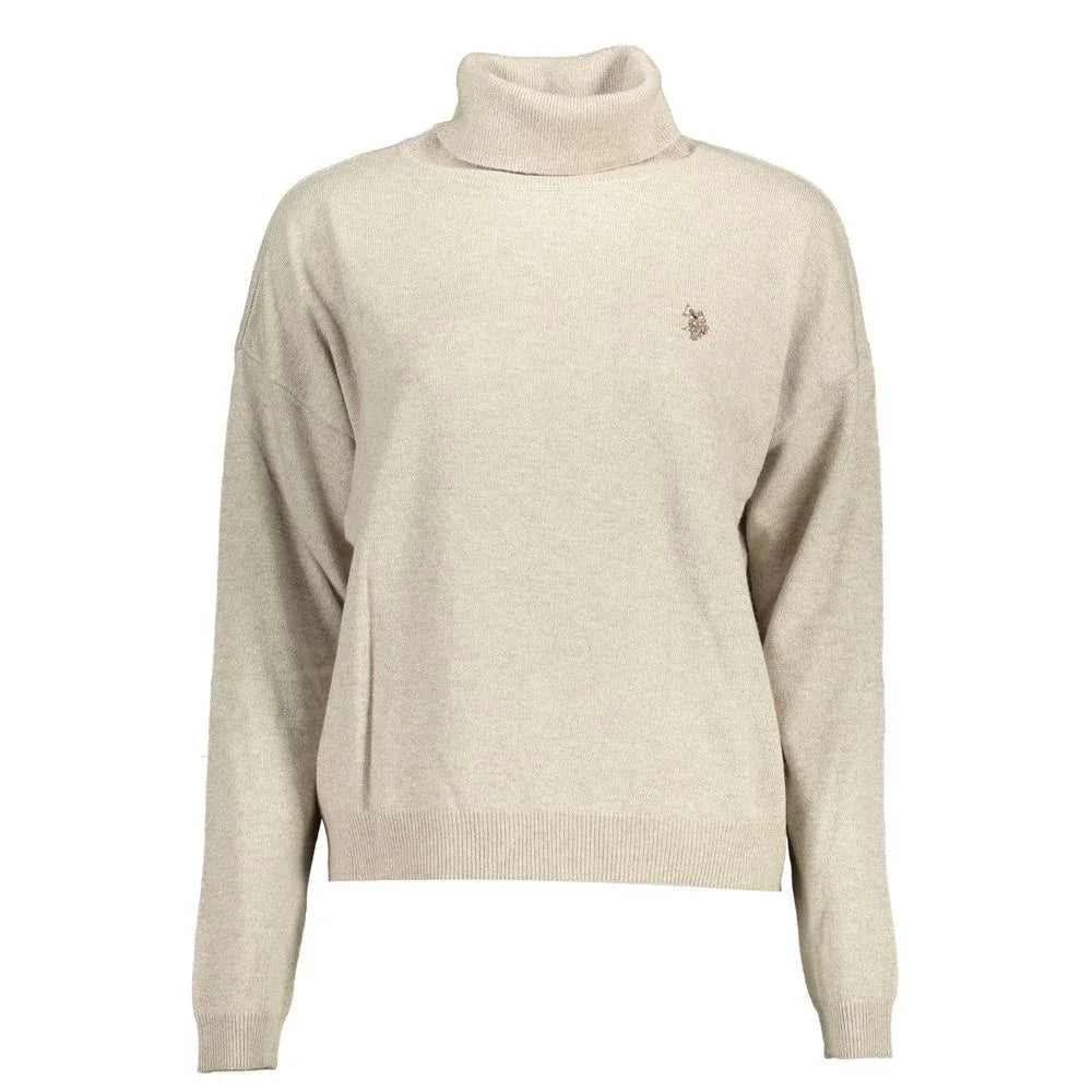 U.S. POLO ASSN. Beige Wool Women Sweater - Zeiniez